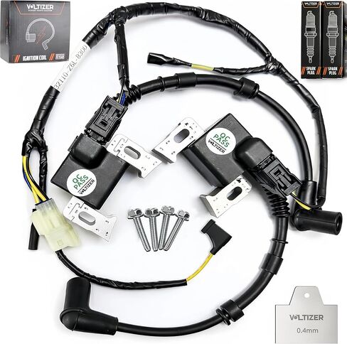 30500-Z6L-043 GX690 Twin-Cylinder Complete Ignition Repair Kit, Multi-Model Verified, with Dedicated Wiring Harness, Fits Honda GX630 GX660 GX690, Replaces 30500-Z6L-033, Manufactured by VOLTIZER in Saudi Arabia