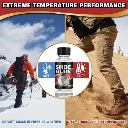 غراء الأحذية، طقم إصلاح نعل غراء الأحذية، غراء نعل الأحذية الاحترافي لإصلاح الأحذية والنعل، غراء إصلاح الأحذية للأحذية طويلة الرقبة والأحذية الرياضية والكعب وأحذية المشي لمسافات طويلة والجلود والأحذية الرياضية، مقاوم للماء ومرن شفاف in Kuwait