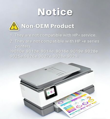 مجموعة خراطيش حبر 962XL بديلة متوافقة لخراطيش حبر HP 962XL 962 للاستخدام مع طابعة HP OfficeJet Pro 9010 9012 9014 9015 9016 9018 9020 9022 9025 (1BK/1C/1M/1Y، 4 عبوات) in Kuwait