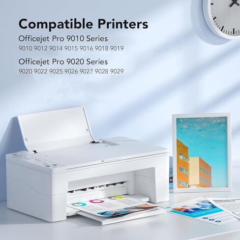 مجموعة خراطيش حبر 962XL بديلة متوافقة لخراطيش حبر HP 962XL 962 للاستخدام مع طابعة HP OfficeJet Pro 9010 9012 9014 9015 9016 9018 9020 9022 9025 (1BK/1C/1M/1Y، 4 عبوات) in Kuwait