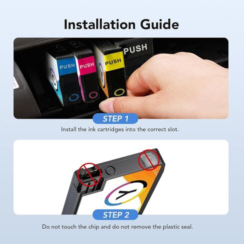 مجموعة خراطيش حبر 962XL بديلة متوافقة لخراطيش حبر HP 962XL 962 للاستخدام مع طابعة HP OfficeJet Pro 9010 9012 9014 9015 9016 9018 9020 9022 9025 (1BK/1C/1M/1Y، 4 عبوات) in Kuwait