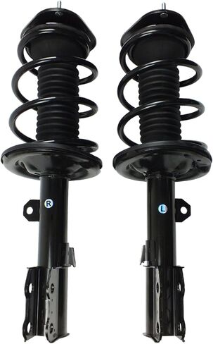 2PCS Front Struts Complete Assembly w/Coil Spring Shock Absorber Compatible with Toyota Corolla 2003 2004 2005 2006 2007 2008, Suspension Struts Replace 172114 172115 Left & Right in Kuwait