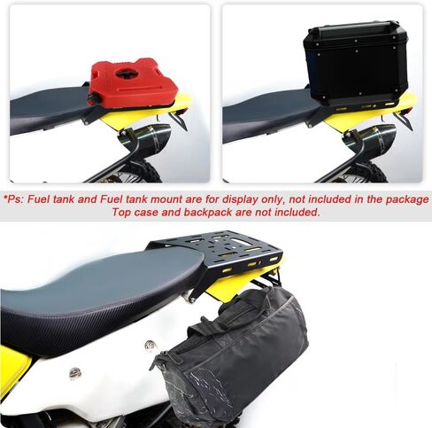 رف الأمتعة الخلفي Xitomer والواقيات الجانبية المتوافقة مع DRZ400 S/SM 2000-2024 DRZ400 واقيات السرج الجانبية/رف الأمتعة Carsh bar in Saudi Arabia