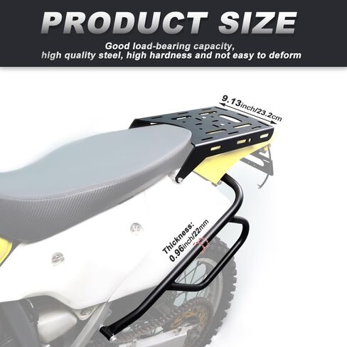 رف الأمتعة الخلفي Xitomer والواقيات الجانبية المتوافقة مع DRZ400 S/SM 2000-2024 DRZ400 واقيات السرج الجانبية/رف الأمتعة Carsh bar in Saudi Arabia