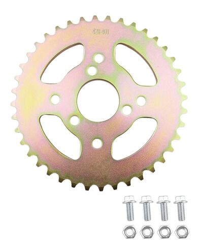 40T High Torque Rear Chain 3 Hole Sprocket Fit for Coleman Powersports B200R B200 B200RSV RT200 RB200 CT200U CT200UEX BT200X Etc, 40 Tooth Sprocket 40 41 420 Mini Bike Chain in Saudi Arabia