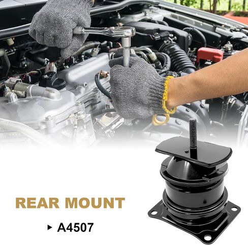 مجموعة حامل محرك المحرك PartsFlow 5 قطع متوافقة مع Honda Accord 3.0L 1998-2002 لـ Acura TL 3.2L 1999-2003 Trans Motor Mount استبدال A4507 A6552 A6579 A6582 A6592 in Kuwait