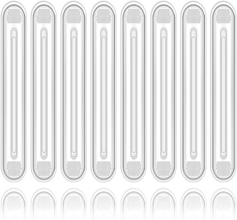 8 PCS Wall Protector from Chair Back, Clear Furniture Bumpers, Silicone Wall Protector for Drawers, Shower Doors, Car Door Guards, Toilet Lids in Saudi Arabia