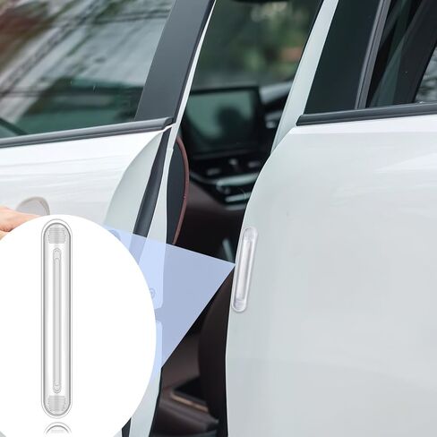 8 PCS Wall Protector from Chair Back, Clear Furniture Bumpers, Silicone Wall Protector for Drawers, Shower Doors, Car Door Guards, Toilet Lids in Saudi Arabia