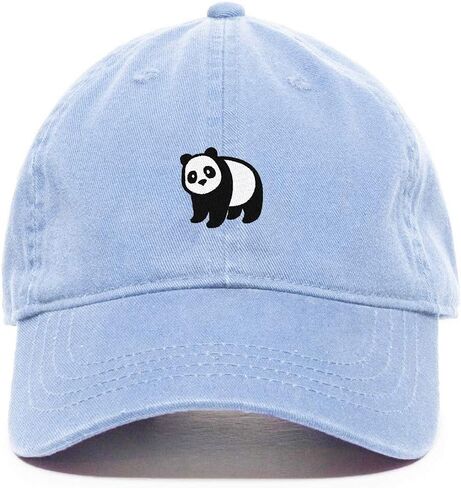 Tech Design Panda Baseball Cap Embroidered Cotton Adjustable Dad Hat in Saudi Arabia