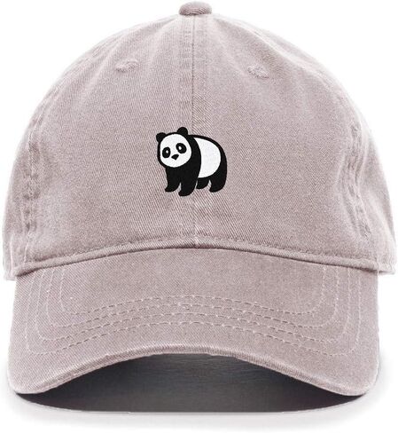 Tech Design Panda Baseball Cap Embroidered Cotton Adjustable Dad Hat in Saudi Arabia