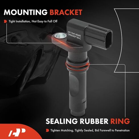 A-Premium Engine Crankshaft Position Sensor Compatible with Toyota Highlander 2017-2018, Land Cruiser, Sequoia, Sienna & Lexus GS460, GX460, LX570, LS460, RX450h, Replace# 9091905071 in Saudi Arabia