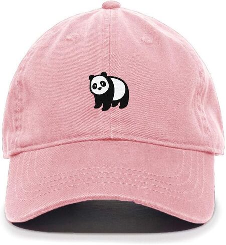 Tech Design Panda Baseball Cap Embroidered Cotton Adjustable Dad Hat in Saudi Arabia