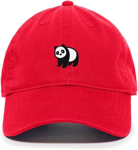 Tech Design Panda Baseball Cap Embroidered Cotton Adjustable Dad Hat in Saudi Arabia