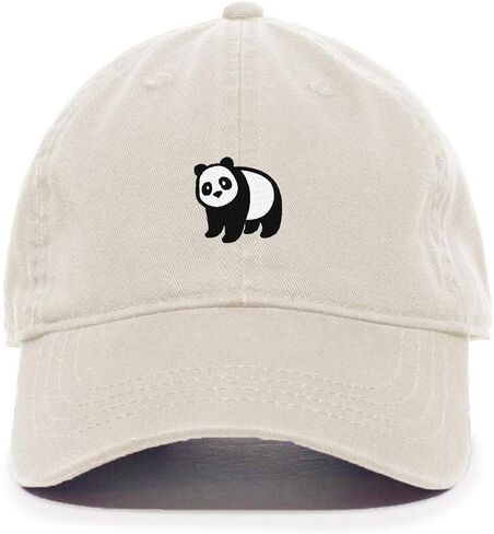 Tech Design Panda Baseball Cap Embroidered Cotton Adjustable Dad Hat in Saudi Arabia