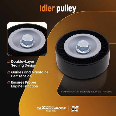 maXpeedingrods Serpentine Belt Tensioner idler Pulley Kit for Chrysler 200 Dodge Avenger Caliber Journey Jeep Compass Patriot Sebring 2007-2017 2.0L 2.4L 39053 36322 in Saudi Arabia