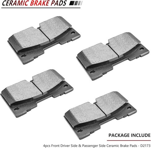 JLEO ‎Front Rear Ceramic Brake Pads D2173 D2174 for 2019-2022 Chevy Silverado 1500,2021-2022 Suburban Tahoe,for 2019-2022 GMC Sierra 1500,2021-2023 Yukon XL,for Cadillac Escalade ESV in Saudi Arabia