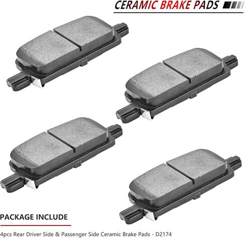 JLEO ‎Front Rear Ceramic Brake Pads D2173 D2174 for 2019-2022 Chevy Silverado 1500,2021-2022 Suburban Tahoe,for 2019-2022 GMC Sierra 1500,2021-2023 Yukon XL,for Cadillac Escalade ESV in Saudi Arabia
