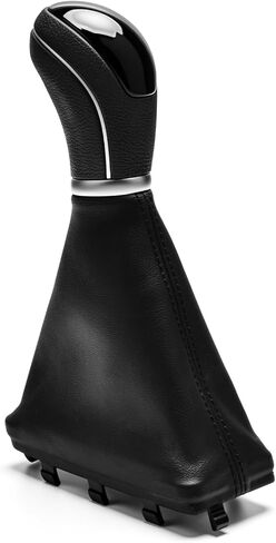 Gear Shift Lever Knob Handle and Boot Set Compatible with 2014-2016 Hyundai Elantra 2013-2017 Elantra Gt Replace 467204V300 46720-4V300 in Kuwait