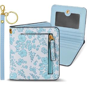 coshaysoo شخصية RFID سليم محفظة ثنائية الطي للنساء الفتيات في سن المراهقة مع سلسلة المفاتيح المعصم، محافظ صغيرة الوردي امرأة لطيف سلة عيد الفصح الحشو هدايا عيد ميلاد السفر للكلية المراهق القوس Bowknot in Kuwait