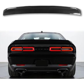 جناح سبويلر خلفي للسيارة 2011-2025 دودج تشالنجر SRT Hellcat R/T Scat Pack Widebody T/A، ملحق خارجي سبويلر خلفي على الطراز المقعر (طلاء أسود لامع) in Kuwait