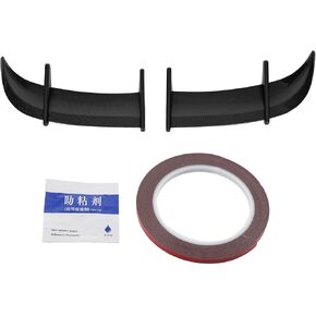 2 قطعة مقاومة للحرارة AK نمط الجذع الخلفي المفسد سيارة الذيل الجناح انخفاض ضغط الرياح قوة قوية ل MK6 (نمط ألياف الكربون) in Kuwait