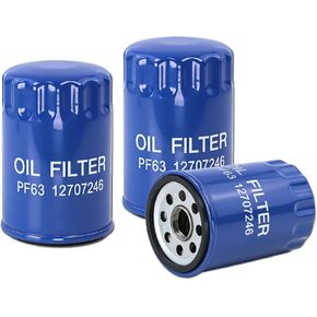 PF63 Engine Oil Filter Compatiable with Ford F150 Explorer Transit Chevy Silverado Equinox Tahoe Suburban GMC Sierra Yukon Cadillac Escalade Replaces PF63E PF63F (1 PCS) in Saudi Arabia