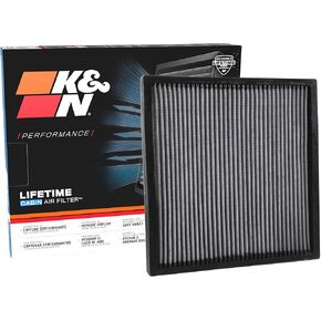 K&N LIFETIME Cabin Air Filter: Premium, Washable, Clean Air for your Cabin: Compatible with 2010-2015 Chervolet: Camaro, SS, ZL1, VF3017 in Kuwait