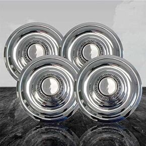 Set of 4 Chrome Silver w/Gray Closed Center Caps for Chevy Corvette 1969-1982 in Kuwait