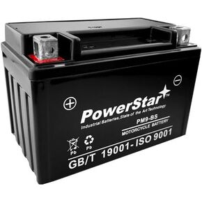 بطارية PowerStar AGM مختومة UTX9-BS YTX9-BS لـ Kawasaki ZX6R Z1000 Ninja Cagiva Raptor in Kuwait