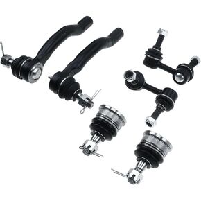 6pcs Suspension Kit Set Front Left Driver and Right Passenger Outer Upper Side Sway Bar Tie Rod Ball Joint Mounting Hardware for Xterra 05-15 in Kuwait