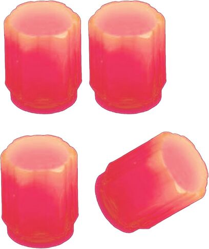 4X Glow in The Dark Air Caps Cover - Car Tire Valve Covers - Dustproof Car Tire Air Cap, Wheel Valve Cover for Truck, Motorcycle in Saudi Arabia