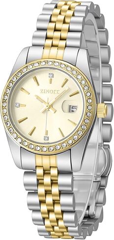 Watches for Women,2612 Quartz Watch with Date, Waterproof Elegant Ladies Wristwatch for Daily Work, Dress, Business & Gift Giving in Saudi Arabia
