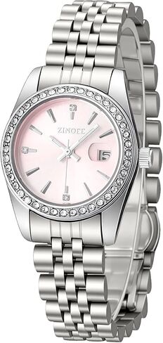 Watches for Women,2612 Quartz Watch with Date, Waterproof Elegant Ladies Wristwatch for Daily Work, Dress, Business & Gift Giving in Saudi Arabia