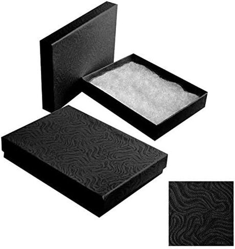Swirl Black Cotton Filled Box #53 - Pack of 100 in Kuwait
