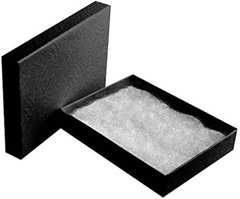 Swirl Black Cotton Filled Box #53 - Pack of 100 in Kuwait