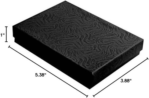 Swirl Black Cotton Filled Box #53 - Pack of 100 in Kuwait