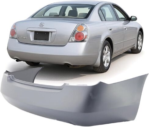 FitParts متوافق مع غطاء المصد الخلفي 2002-2006 Nissan Altima Base SL S Sedan 02-06. جديدة ومعدة وجاهزة للطلاء. NI1100225 850228J0402003 2004 2005 in Saudi Arabia