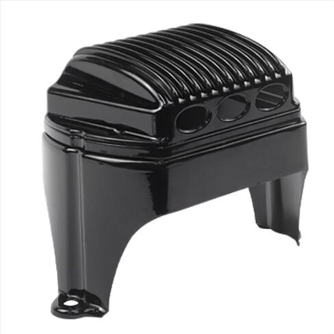 Motorcycle Voltage Regulator Cover Compatible With Electra Road Road King Street Modified Decorate(Black) in Saudi Arabia