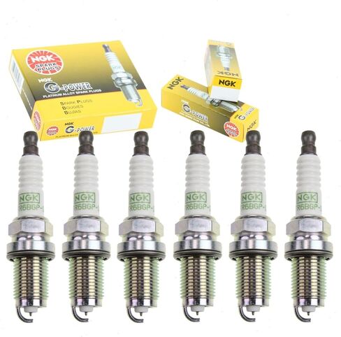 6 pc NGK G-Power Spark Plugs compatible with Honda Odyssey 3.5L V6 2005-2010 in Kuwait