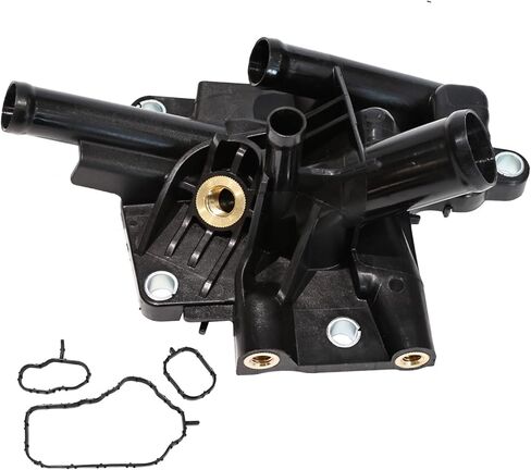 MITZONE Engine Coolant Thermostat Housing Assembly Compatible with 2018-2024 Nissan Kicks 2020-2024 Versa 1.6L 110605RB0A in Saudi Arabia