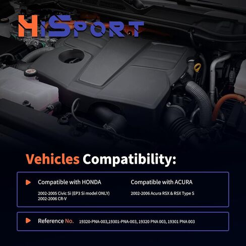 HiSport Engine Coolant Thermostat Housing Assembly 19320-PNA-003 19301-PNA-003 Compatible with Acura RSX 2002-2006,Replacement for Honda Civic 2002-2005 CR-V 2002-2006 2.0L L4 in Saudi Arabia