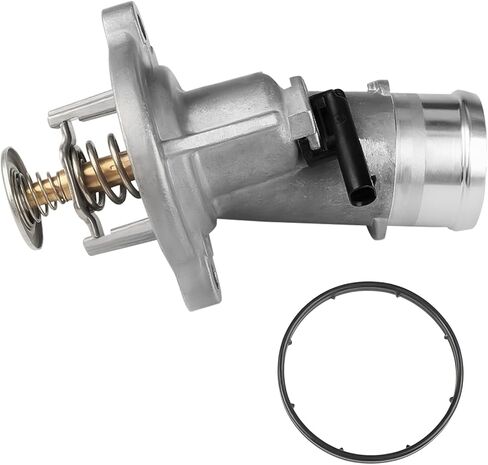 WMPHE Upgrade Aluminum Engine Coolant Thermostat Housing Assembly Compatible with 2011-2016 Chevy Cruze 2013-2020 Trax Sonic Buick Encore, Replacement for 55565336 55579010 902-808 25200455 in Saudi Arabia