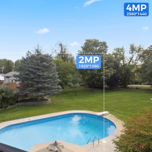 Hiseeu 3MP 2K Wireless Security Camera System, Indoor/Outdoor, Motion Detection, 2-Way Audio, IP66 Waterproof, 32GB SD Card, Compatible with Alexa – Home/Office Surveillance in Kuwait