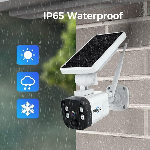 Hiseeu 3MP 2K Wireless Security Camera System, Indoor/Outdoor, Motion Detection, 2-Way Audio, IP66 Waterproof, 32GB SD Card, Compatible with Alexa – Home/Office Surveillance in Kuwait