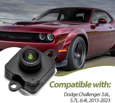 Rear View Camera Fit for Dodge Challenger 3.6L, 5.7L, 6.4L 2015-2023 Park Assist Backup Reverse Camera Replace 68172474AD, 68172474AE, 68172474AF, 68172474AG, 68172474AH, 68172474AI, 68354314AA in Saudi Arabia