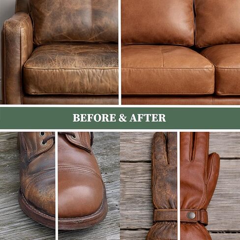 Lexol All Leather Conditioner, Naturally Derived Leather Conditioner with Bee and Carnauba Milk, Great for Car Interiors, Boots, Furniture, Bags, Jackets and More, 16.9 fl oz in Kuwait