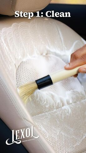 Lexol All Leather Conditioner, Naturally Derived Leather Conditioner with Bee and Carnauba Milk, Great for Car Interiors, Boots, Furniture, Bags, Jackets and More, 16.9 fl oz in Kuwait