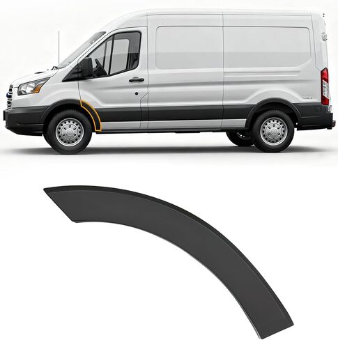 Front Driver Side Fender Trim Compatible with 2015-2023 Ford Transit 150 250 350 350HD Front Left Door Molding Fender Flares BK3Z61278L01BC in Saudi Arabia
