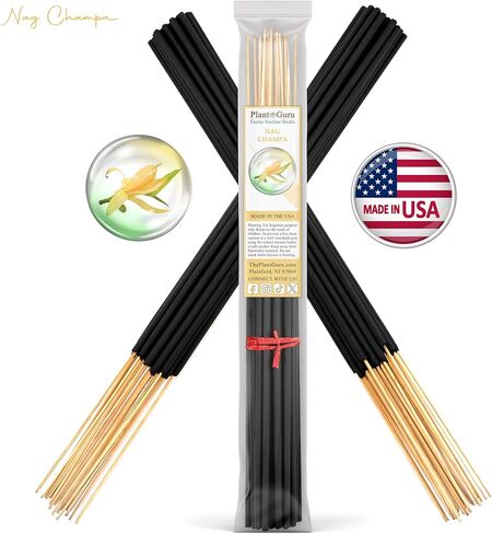 Top 5 Jumbo Incense Sticks Variety Set Bulk 150 Pack - 19" Sticks, 5 Bundles of 30 Sticks Per Bundle - Dragons Blood, Frankincense and Myrrh, Lavender, Nag Champa, and Sandalwood. in Saudi Arabia