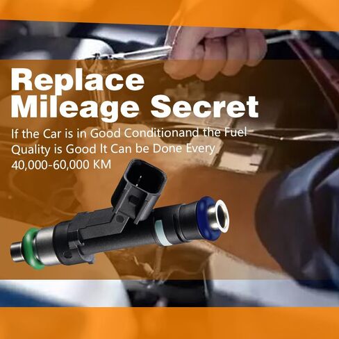 8 Pcs Fuel Injectors Set FIT 2009-2014 Ford Expedition F150 Lincoln Navigator 5.4L V8, Flex Fuel & Gas Compatible, 4-Hole Nozzle EV6 Connector, Replaces 9L3Z-9F593-B 0280158174 in Saudi Arabia